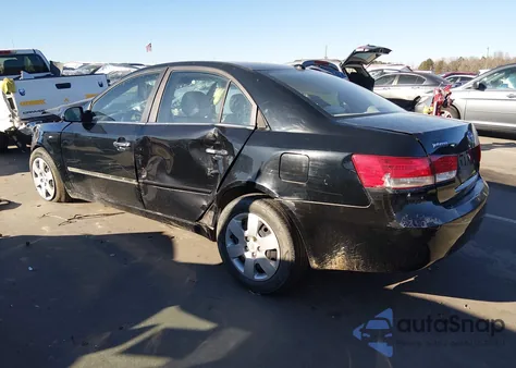 2008 Hyundai Sonata Gls z USA, uszkodzony, nr VIN 5NPET46C28H319663